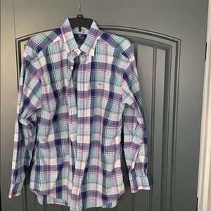 Vineyard Vines Classic Fit Whale Shirt - Men’s L